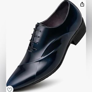 Men’s Navy Lace Up Dress Shoes